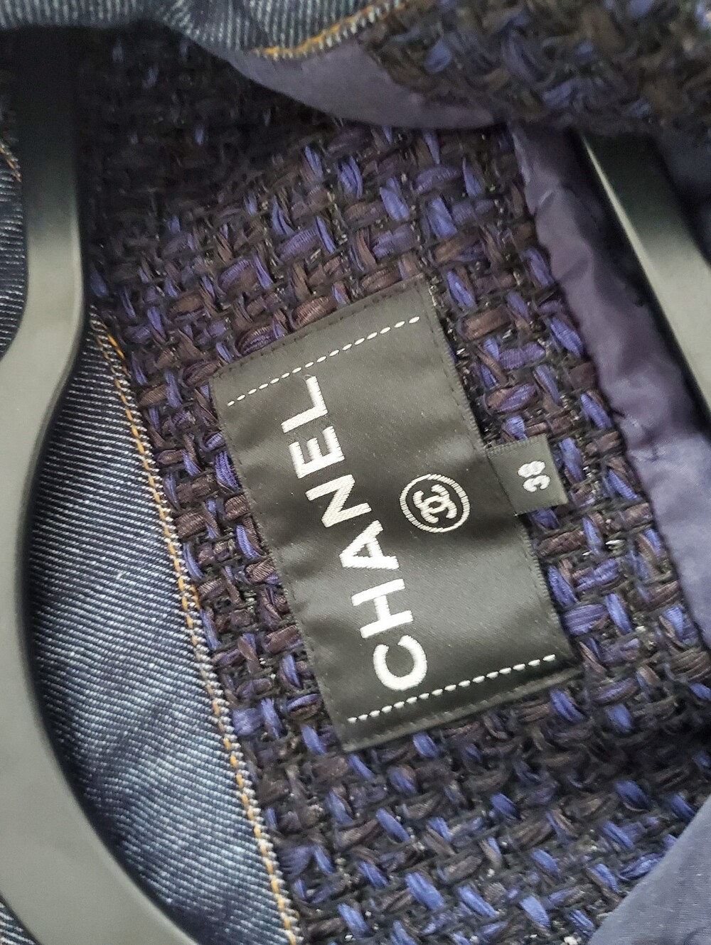 Chanel Denim Tweed Jacket - Picture 2 of 7